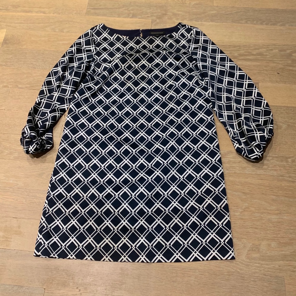 Banana Republic Navy Blue Shift Dress Size 4P